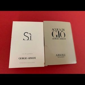 2 X Giorgio Armani Samples